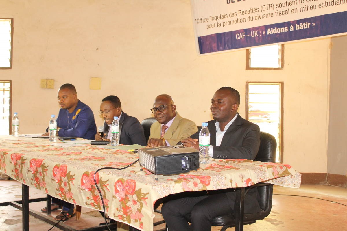 Journée de sensibilisation sur le civisme fiscal à l’Université de Kara