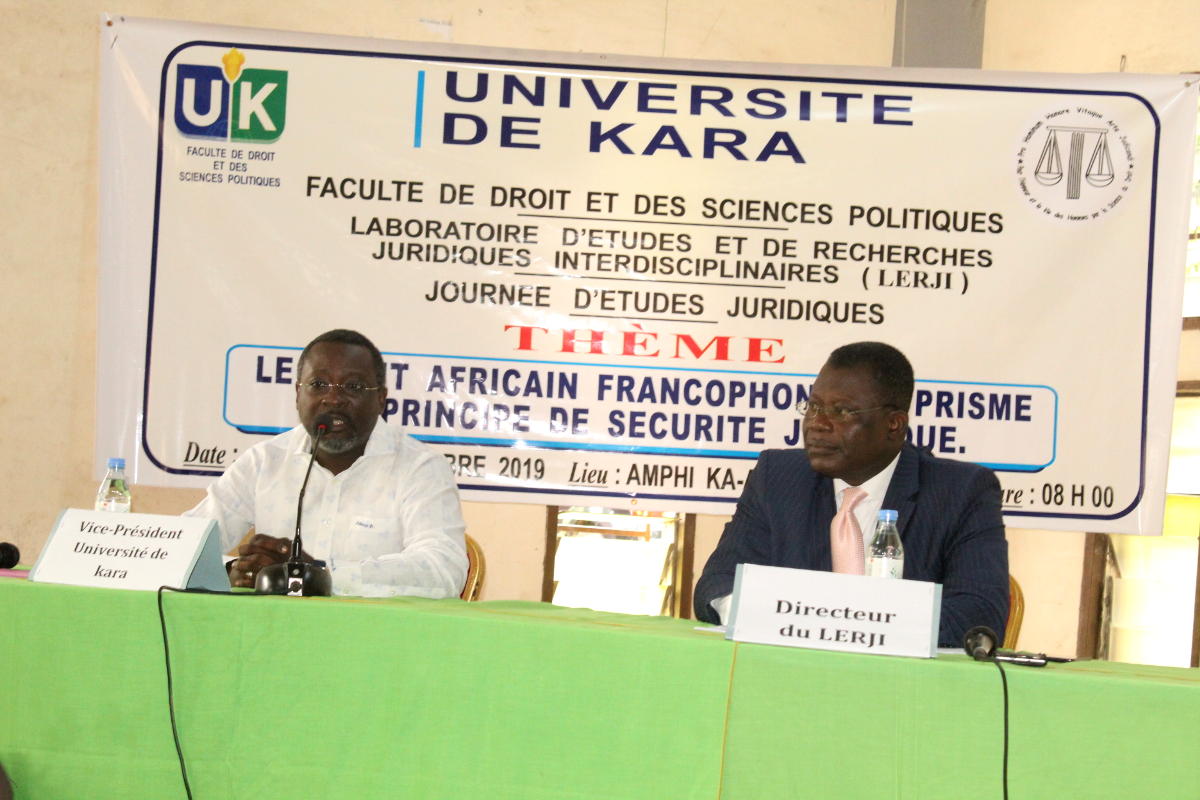 Première journée d’études juridiques