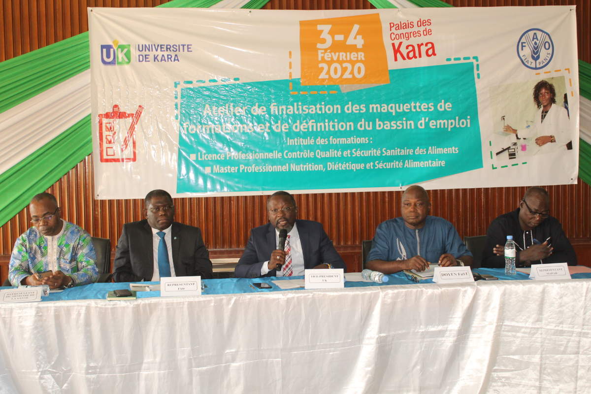 Validation des offres de formations en sécurité alimentaire à la FaST