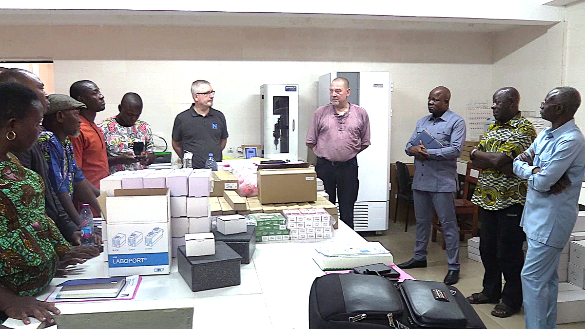 Le CEProDuC de l’UK réceptionne un équipement scientifique