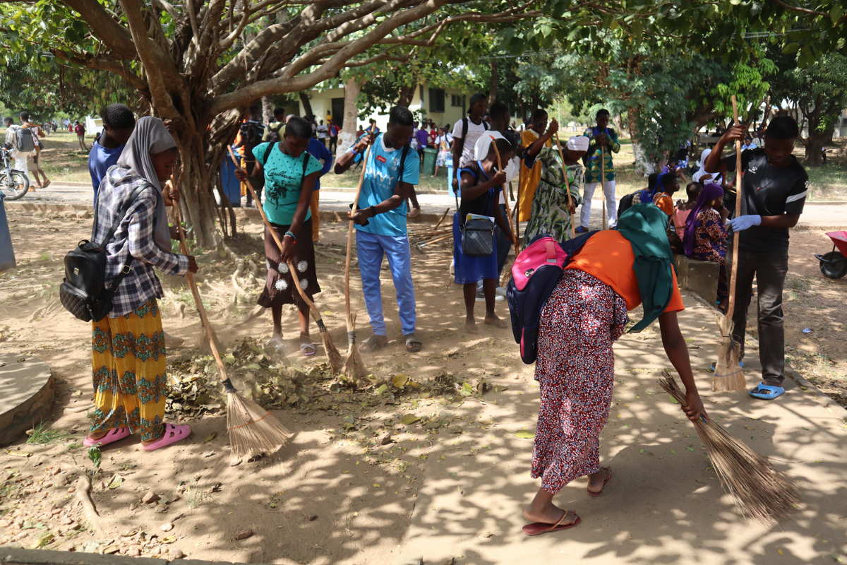 Les étudiants de l’Université de Kara mobilisés pour le campus propre