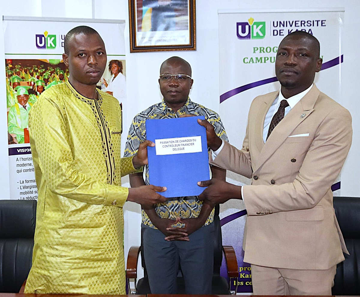 Université de Kara, un nouveau Contrôleur financier délégué installé